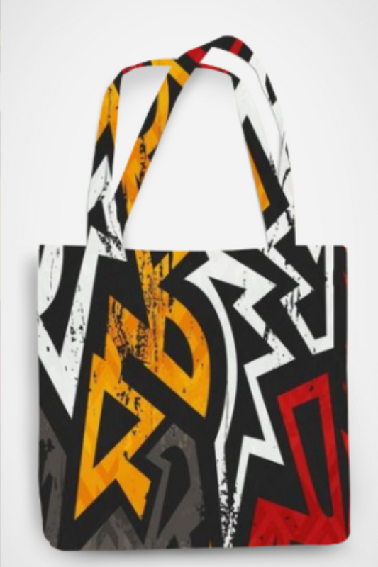Abstract Energy Canvas Tote Bag
