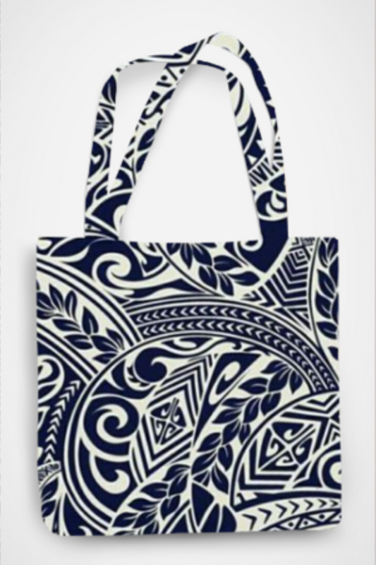 Nautical Elegance Canvas Tote Bag