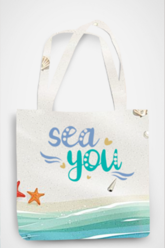 Seaside Greetings Canvas Tote Bag