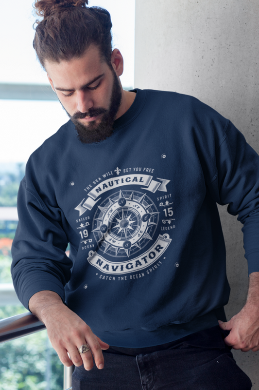 Nautical Navigator (Front) Unisex Sweatshirt