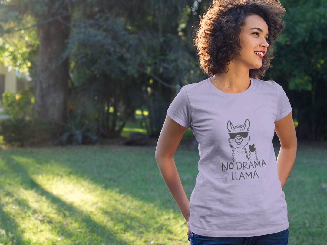 No Drama Llama Lavender Women's Classic T-shirt