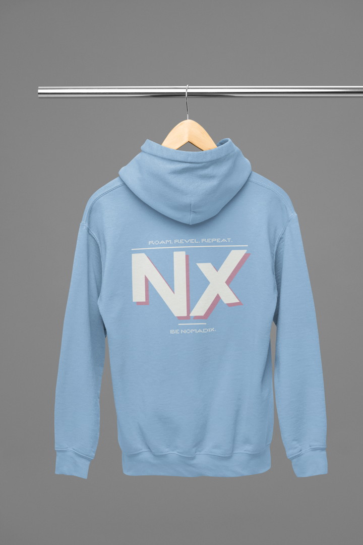 NomadiX Essence Signature Baby Blue Unisex Hoodie