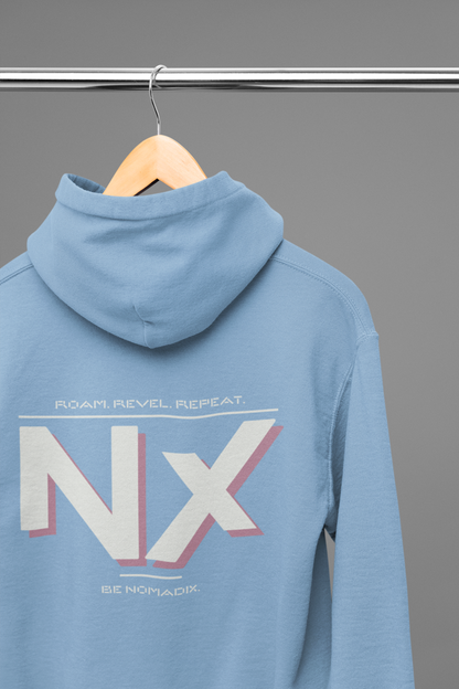 NomadiX Essence Signature Baby Blue Unisex Hoodie