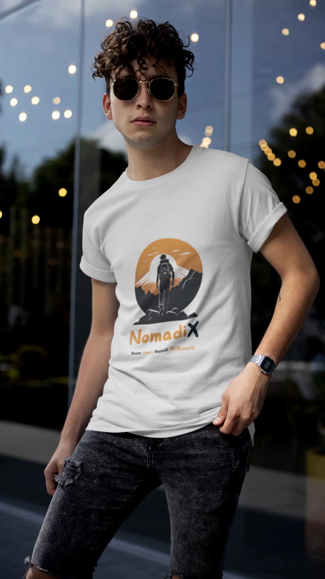 NomadiX Adventurer's Silhouette Classic T-Shirt