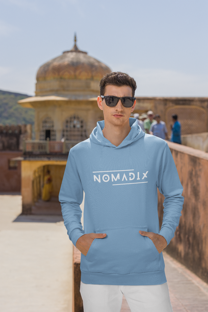 NomadiX Essence Signature Baby Blue Unisex Hoodie