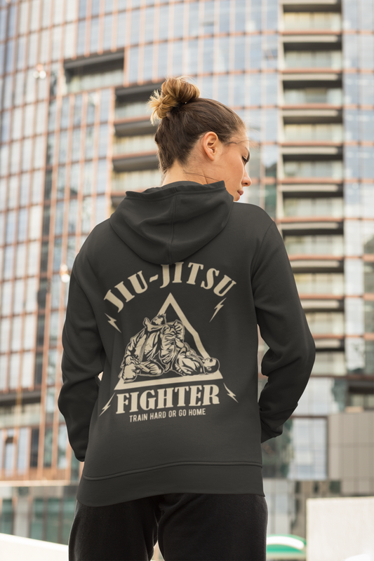 Warrior Spirit Jiu-Jitsu Dark Grey Unisex Hoodie