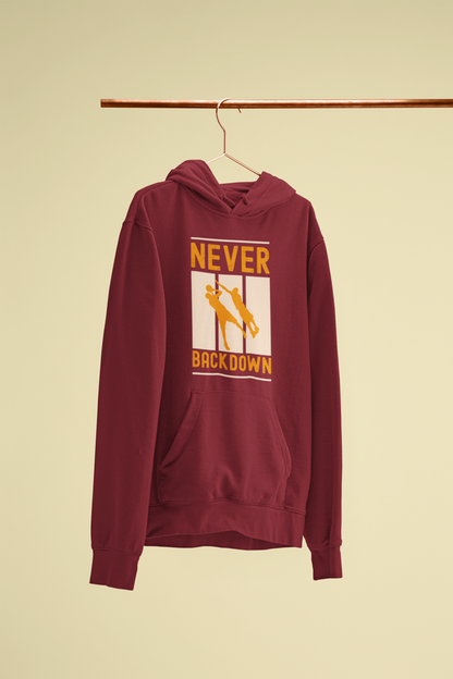 Defiant Spirit Maroon Unisex Hoodie