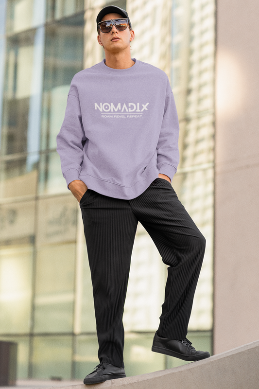 NomadiX Oversized Lavender Sweatshirt