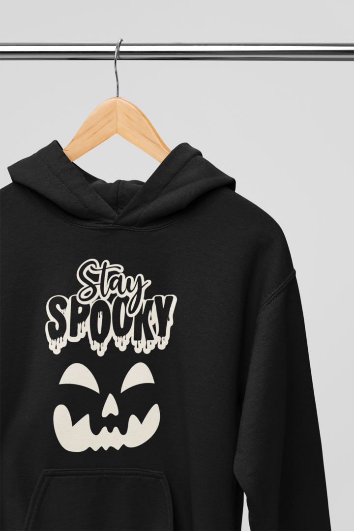 Stay Spooky Glow-in-the-Dark Oversized Hooded Sweatshirt