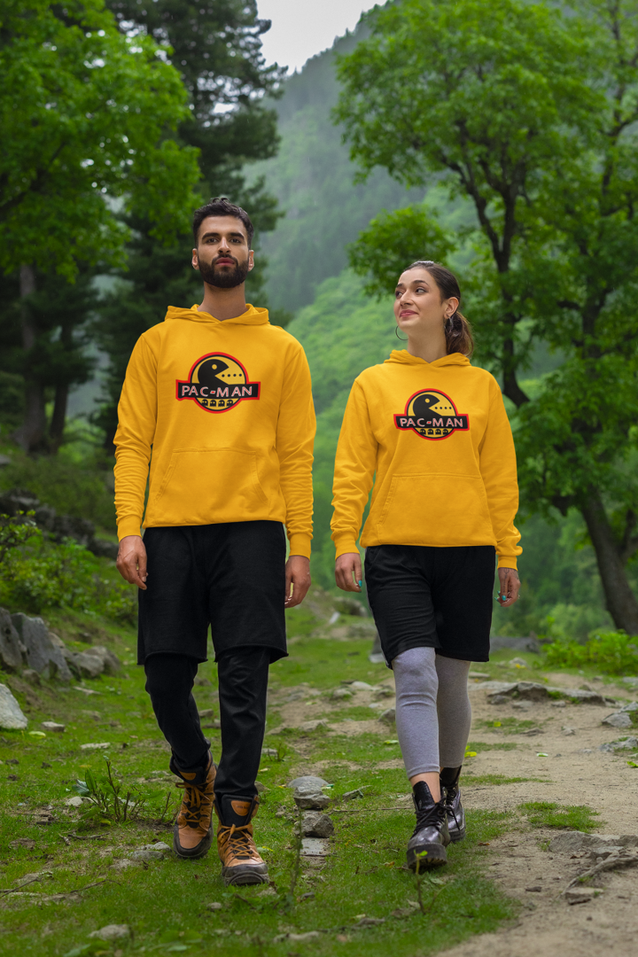 Retro Arcade Yellow Unisex Hoodie