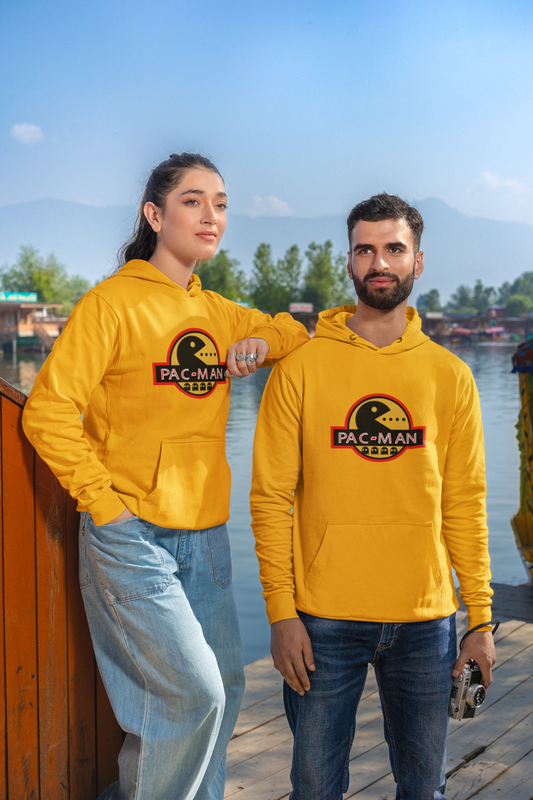 Retro Arcade Yellow Unisex Hoodie