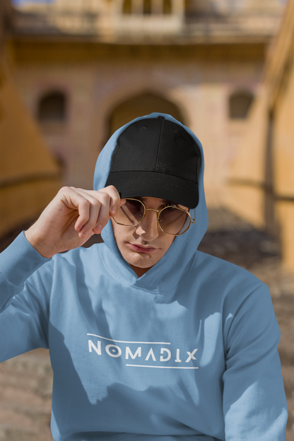 NomadiX Essence Signature Baby Blue Unisex Hoodie