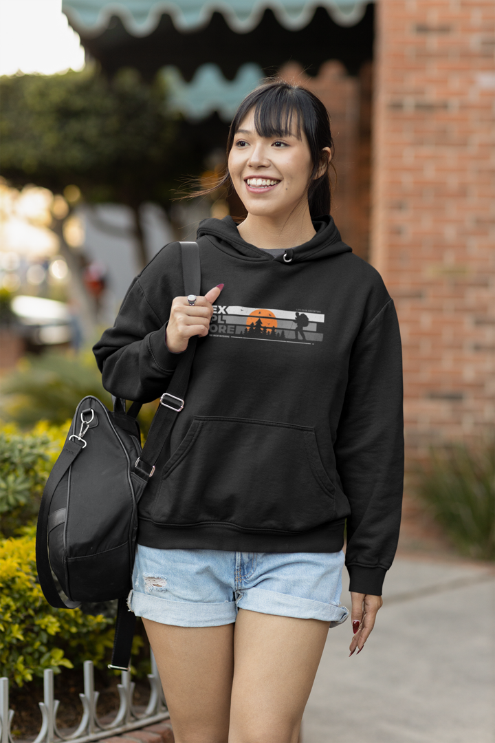 Life is an Adventure Black Hoodie