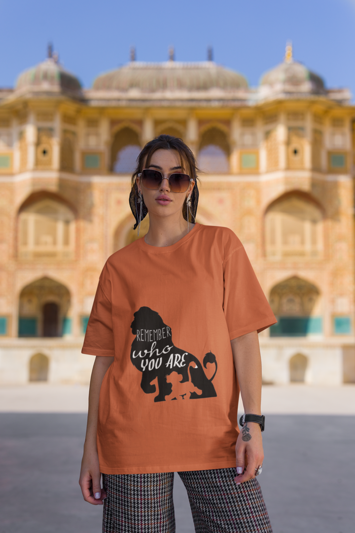 Pride Rock Heritage Unisex Coral Oversized T-Shirt