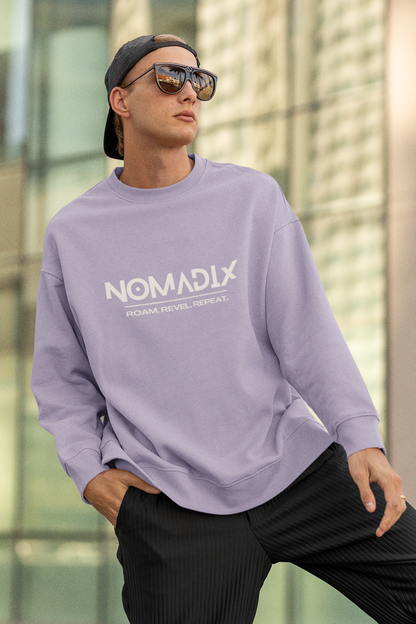 NomadiX Oversized Lavender Sweatshirt