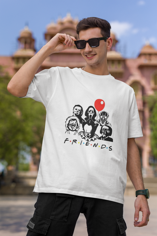 F.R.I.E.N.D.S. of Horror Oversized T-Shirt for Men