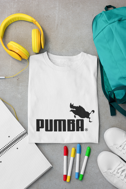 Pumba Unisex White Oversized T-Shirt