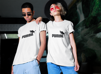 Pumba Unisex White Oversized T-Shirt