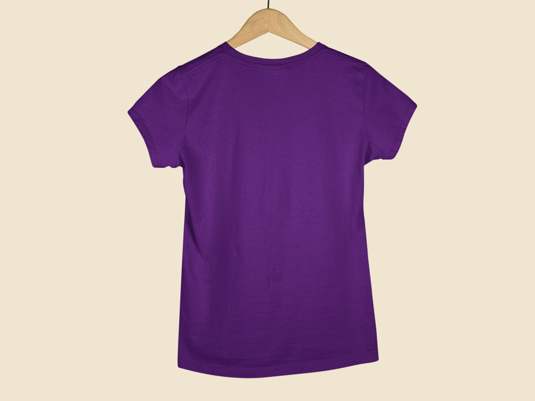 Sloth Mode On Women's Purple Round Neck Top