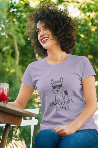 No Drama Llama Lavender Women's Classic T-shirt