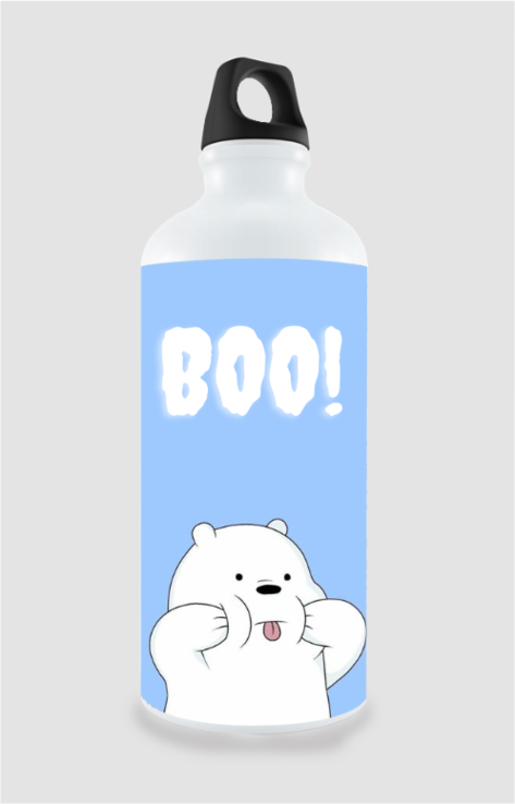 BOO! Bear Delight Aluminum Sipper Bottle