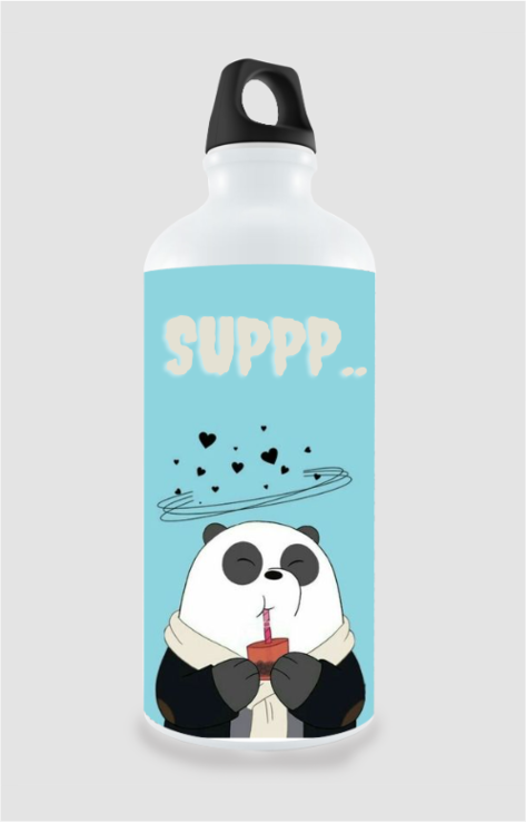 SUPPP... Cute Animated Panda Love Sipper Bottle (750 ml)