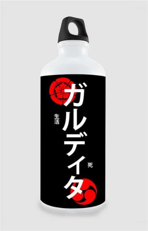 Sharingan Symbol Anime-Inspired Sipper Bottle (750 ml)