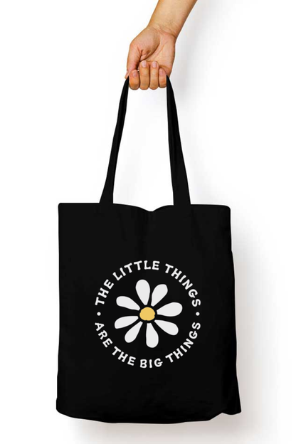 Bloom of Reminders Zippered Canvas Tote