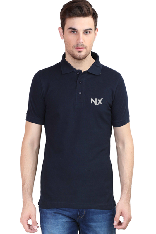 NX Signature Navy Blue Polo T-Shirt